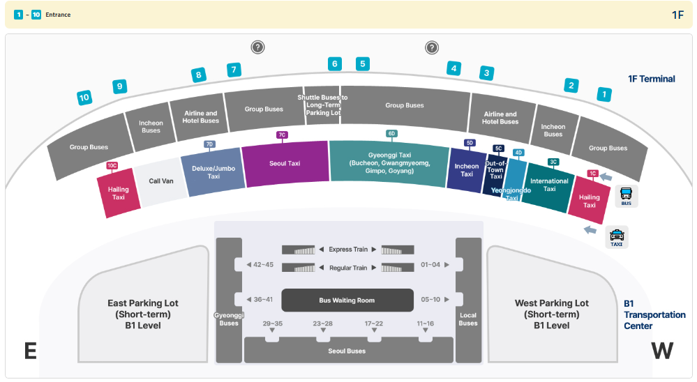 Terminal 2 Taxi Stop